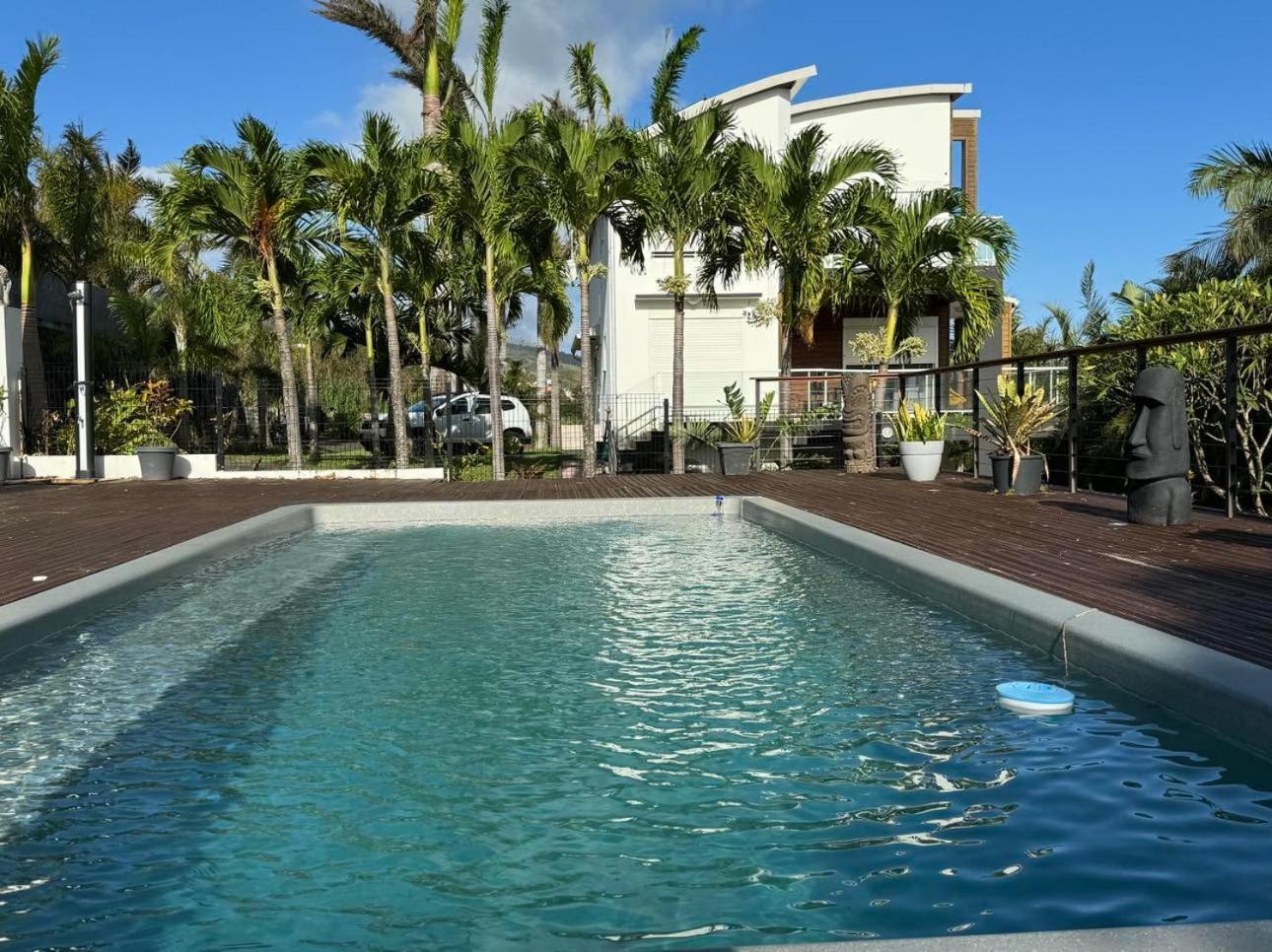 Grande Villa Au Calme - Vue Exceptionnelle - Climatisation - Piscine Sel Chauffee - Jardin Tropical Vincendo Esterno foto