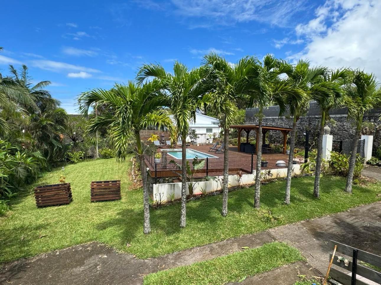Grande Villa Au Calme - Vue Exceptionnelle - Climatisation - Piscine Sel Chauffee - Jardin Tropical Vincendo Esterno foto