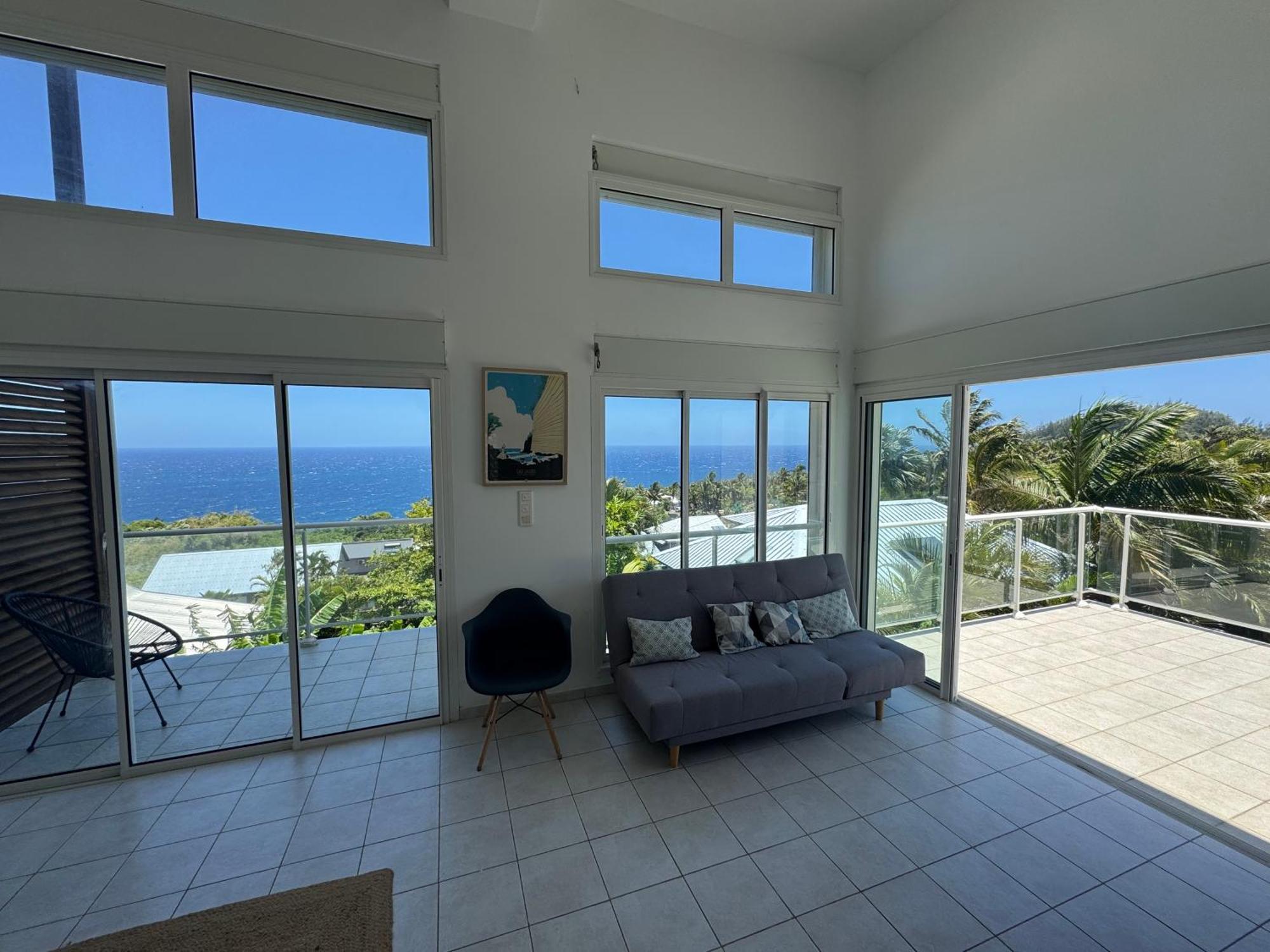 Grande Villa Au Calme - Vue Exceptionnelle - Climatisation - Piscine Sel Chauffee - Jardin Tropical Vincendo Esterno foto